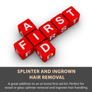 Ingrown Hair Tweezers | Pointed Tip | 5 Pack | Precision Stainless Steel | Extra Sharp and Perfectly Aligned for Ingrown Hair Treatment & Splinter Removal For Men and Women | By Tweezees Tweezees