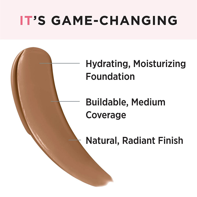 IT Cosmetics Your Skin But Better Foundation + Skincare, Rich Neutral 51.25 - Hydrating Coverage - Minimizes Pores & Imperfections, Natural Radiant Finish - With Hyaluronic Acid - 1.0 fl oz It Cosmetics Store