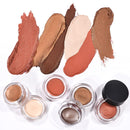 LUXAZA 6 PCS Neutral Brown Cream Eyeshadow Set, Shimmer and Matte Cream Eye Shadows,High Pigmented Metallic Creamy Smoky Eyeshadow Longwear Waterproof Eye Makeup LUXAZA