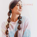 GIMME Bands Elastic Stacks, Peel Apart Plastic Bands, No Hair Tearing or Ripping, Non-Slip Elastic Hair Ties, Great for Purse or Travel, 320PC (Clear) GIMME