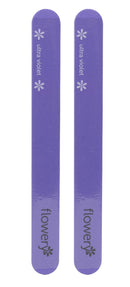 FLOWERY NAIL FILE 240/180 7" ULTRA VIOLET (2 PER PACK) Flowery