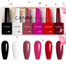 CANNI 6Pcs 9ml Hema-Free Nail Dehydrator Primer, Base Coat Reinforce Diamond Gel Top Coat and Matte Top Coat Gel Nail Polish Set, Soak Off LED Nail Gel Polish Set Nail Art Starter Manicure Salon Infinity Warehouse