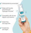 EverSmile AlignerFresh Enamel Guard Fluoride Foam – Aligner & Retainer Cleaner/Whitener with Enamel Protection – Strengthens, Protects & Whitens Teeth, Eliminates Bacteria – Fresh Mint, 1 Pack (50ml) Infinity Warehouse