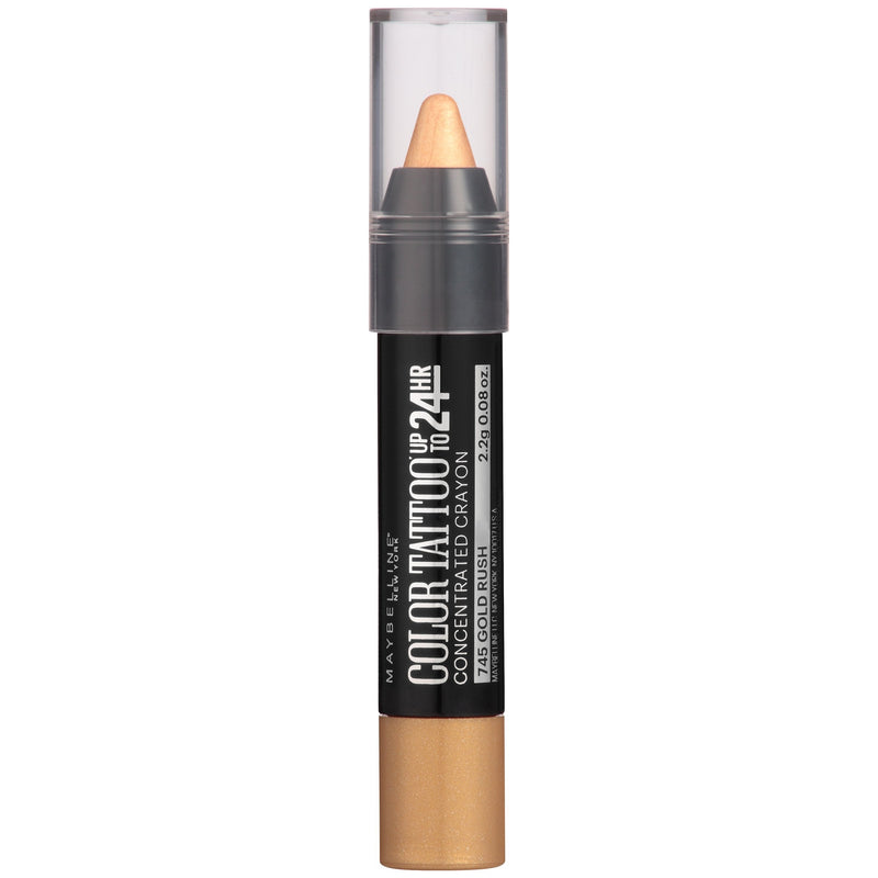 Maybelline New York Eyestudio ColorTattoo Concentrated Crayon,745 Gold Rush, 0.08 oz. Maybelline New York
