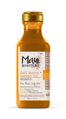 Maui Moisture Curl Quench + Coconut Oil Curl-Defining Anti-Frizz Shampoo to Hydrate and Detangle Tight Curly Hair, Softening Shampoo, Vegan, Silicone & Paraben-Free, 13 fl oz Maui Moisture