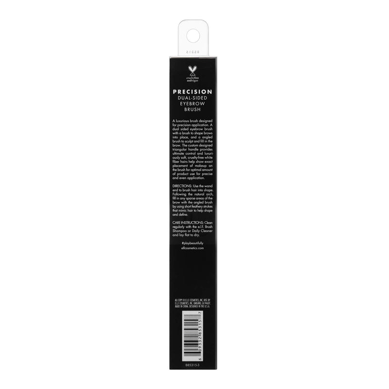 e.l.f. Precision Dual-Sided Eyebrow Brush, Synthetic e.l.f.