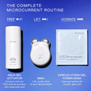 NUFACE MINI+ Microcurrent Face Massager Device, FDA-Cleared - Neck & Facial Sculpting Tool for Skin Tightening, Contouring, Depuffing, Toning & Support Lymphatic Drainage + Activator Gel, Violet Dusk Infinity Warehouse