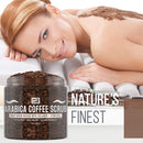 M3 Naturals Arabica Coffee Body Scrub with Collagen & Stem Cell - Exfoliating Body Scrubber & Face Cleanser - Fight Skin Care Appearance - Cellulite, Fine Line, Stretch Mark & Spider Veins! 12 oz M3 Naturals