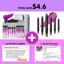 LUXAZA 15PCS Professional Makeup Brush Set,Sparkling Crystal Style Makeup Brushes Premium Synthetic Include Foundation,Eyeshadow,Contour Makeup Brushes for Women & Girls LUXAZA Store