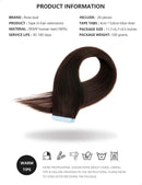 ROSEBUD Tape in Hair Extensions REMY Human Hair, Secure Skin Weft Hair Extensions Seamless 50g/Pack 20Pcs 18 Inch Rose bud