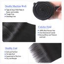 FDX Straight Human Hair Bundles 24 26 28 Inch Brazilian Virgin 100% 10A Unprocessed Straight Hair Bundles Human Hair Bundles Weave Extensions Natural Color 24 26 28 Inch FDX Store