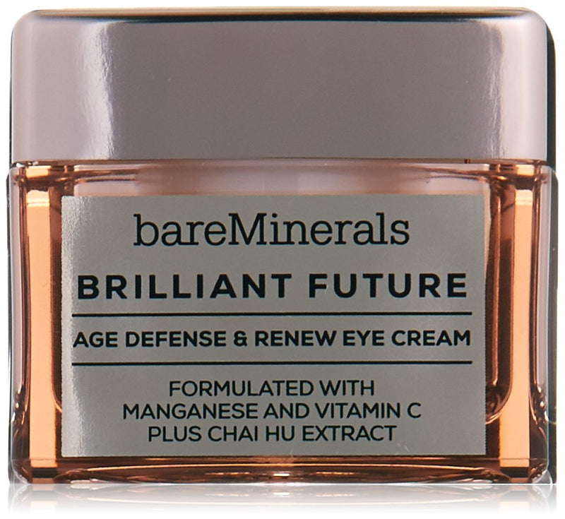 bareMinerals Brilliant Future Age Defense and Renew Eye Cream, 0.5 Ounce, clear bareMinerals