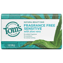 Tom's of Maine Natural Beauty Bar Soap for Sensitive Skin With Aloe Vera, Fragrance-Free, 5oz. Infinity Warehouse