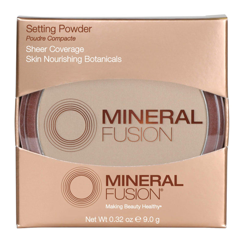 Mineral Fusion Setting Powder, Hypoallergenic, Paraben Free, 0.32 Ounce (Packaging May Vary) Mineral Fusion