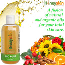 Bio Pure Skincare Oil, Vitamin E Oil for Scars, Body Oil For Stretch Marks, Acne Scar Remover, Stretch Mark Cream for Pregnancy - Scar Cream For Surgical Scars With Sweet Almond Oil and Omega 3 (8oz) Honeyskin