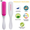 Denman Original Styler 7 Row - D3 (Cherry Blossom) for Detangling, Blow-drying, Styling & Smoothing the Hair Denman