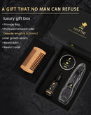 Beard Growth Kit, Derma Roller for Beard Growth,Beard Roller for Hair Growth for Men,100% Natural Ingredients Beard Oil Serum, Stimulate Promote Beard Mustache and Hair Regrowth - Gifts for Men Him Dad Father Boyfriend(5 in 1) Wattne