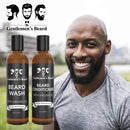 Beard Wash & Beard Conditioner Set with Argan Oil - Aids Growth and Volume - Softens, Smooths & Strengthens All Types of Beards & Mustaches - Made In the USA The Gentlemen's Beard
