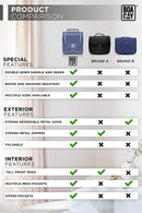Premium Small Hanging Travel Toiletry Bag for Women and Men, Hygiene Bag, Bathroom and Shower Organizer Kit with Elastic Band Holders for Toiletries, Cosmetics, Makeup, Brushes (Small) BOACAY