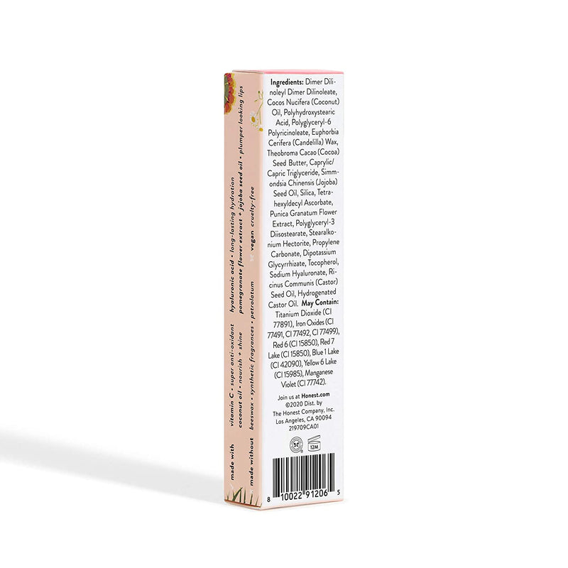 Honest Beauty Gloss-C Lip Gloss, Vegan Sheer + Buildable, Rose Opal : Soft Cool Pink, 0.33 Fl Oz Honest Beauty Store