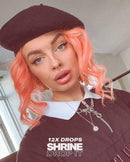 Shrine Drop It Temporary Hair Color - Mix Dye With Conditioner - Create Unique Shades - Semi-Permanent Bright Colors Blend Easily - Multi-Use - Vegan & Cruelty-Free - 200 Drops Per Bottle (Peach) SHRINE