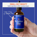 3 Pack Methylene Blue 1% Solution (60 mL) – Pharmaceutical Grade, USP-Grade, Third-Party Tested, Formaldehyde and Alcohol Free, Amber Dropper Bottles Infinity Warehouse