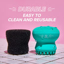 I Dew Care Pawfect Face Scrubber | 3-in-1 Cute Silicone Pore Cleanser, Exfoliator, and Massager with Sponge | Korean Skincare Tool I DEW CARE