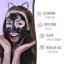7th Heaven Black Seaweed Peel Off Masque, 0.3 Fl Oz, 12 Count Montagne Jeunesse