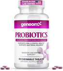 Probiotics L. Salivarius 24 Billion CFU – Supports Oral, Digestive & Immune Health – Chewable Tablets for Better Gut Health, Bacterial Balance, Non-GMO, Gluten Free, Vegan – 30 Count Infinity Warehouse