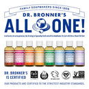 Dr. Bronner’s - Pure-Castile Liquid Soap (Peppermint, Travel Size, 2 ounce) - Made with Organic Oils, 18-in-1 Uses: Face, Body, Hair, Laundry, Pets and Dishes, Concentrated, Vegan, Non-GMO Dr. Bronner's