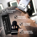 The Rich Barber 1 Minute Blade Modifier & 10 Second Blade Setter, Black - Zero Gap Tool & Trimmer Sharpener for Sharper Lines, Cleaner Fades & Precision Detail (Compatible with Andis Outliners®) The Rich Barber