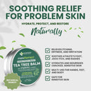 KESMEDIK Tea Tree Oil Balm for Skin, Soothes Itching, Rashes & Dry Skin, Antifungal Defense for Athlete’s Foot, Jock Itch, Chafing, Bug Bites & Eczema, Natural, Effective & Safe for All Ages Infinity Warehouse