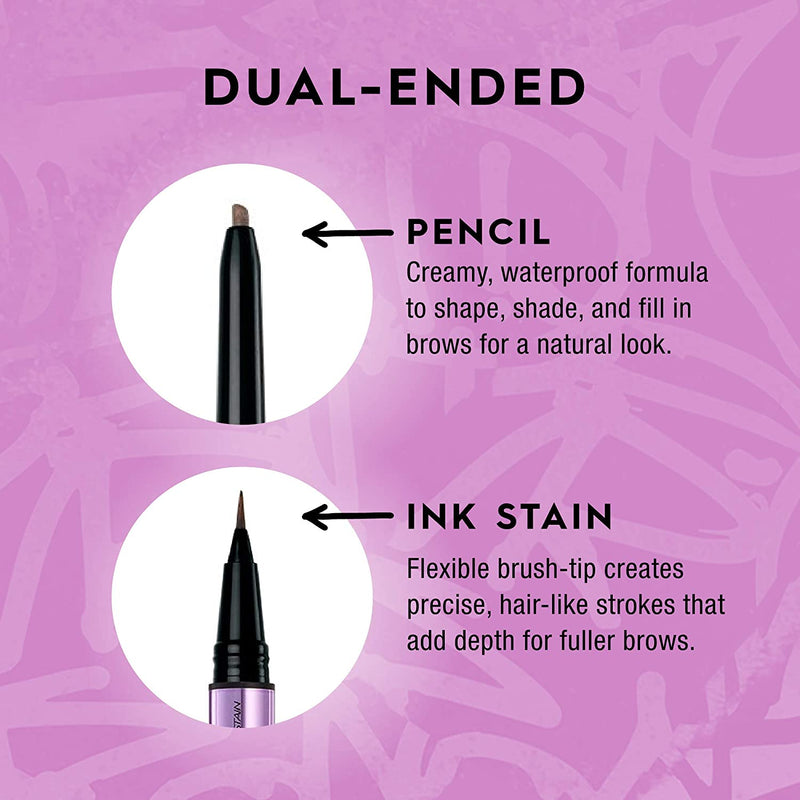 Urban Decay Brow Blade, Taupe Trap - Waterproof Eyebrow Pencil & Ink Stain - Brow Tint with the Precision & Definition of Microblading URBAN DECAY Store