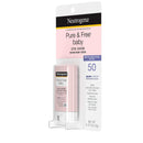 Neutrogena Pure & Free Baby Mineral Sunscreen Stick with Broad Spectrum SPF 50 & Zinc Oxide, Water-Resistant, Hypoallergenic, Paraben-, Dye- & PABA-Free Baby Face & Body Sunscreen, 0.47 oz Neutrogena