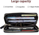 Women Wallet RFID Blocking Ladies Clutch Purses Long Wristlet Wallets for Women Infinity Warehouse