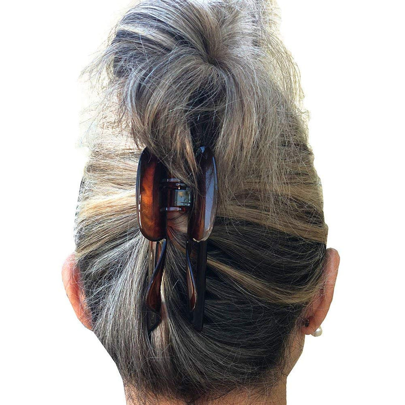 Camila Paris CP118 French Hair Clip for Women, Tortoise 6 inch for Thick Volume Hair, Girls Hair Claw Clips Jaw, Durable Styling Hair Accessories for Women, Strong Hold No Slip Grip, Made in France Camila