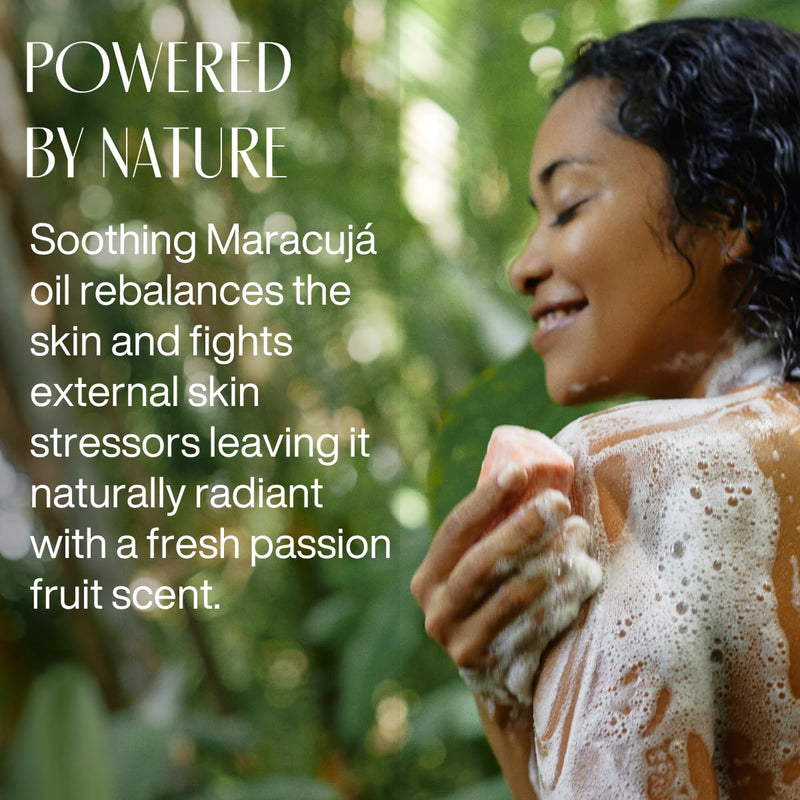 natura - Ekos Maracujá Creamy & Exfoliating Bar Soap Set (4 Pack) - 1 Exfoliating Bar, 3 Creamy Bars - Pure Plant Based Oils - Vegan Skin Care - Brazilian Beauty Secrets - Self Care - 3.5oz (100g) Infinity Warehouse