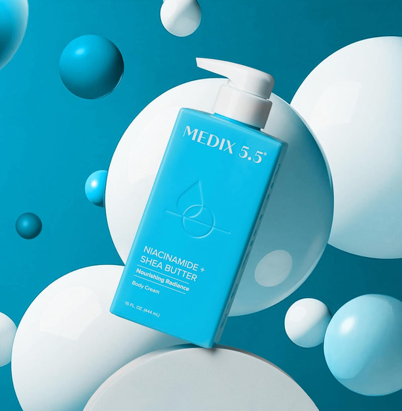 MEDIX Fragrance Free Niacinamide Face Moisturizer + Shea Butter Cream For Face & Body Lotion | Anti Aging Skin Care Firming Cream For Wrinkles, Dark Spots, Large Pores, 15 Fl Oz, 2-Pack Infinity Warehouse