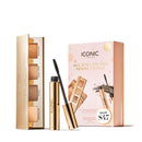 ICONIC LONDON Makeup Set for Natural Glow and Radiant Highlight, Perfect for Stocking Stuffers, Travel-Friendly, Cruelty-Free, Vegan Makeup Infinity Warehouse