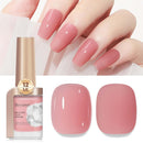 Quick Dry Nail Polish Air Fast Drying, Sheer Nude Regular Color Nail Polish Holographic High Coverage Nail Lacquer Water Based Natural Nail Art Valentine's Day Gift No Required UV LED, 12ML Infinity Warehouse