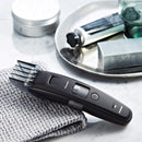 Panasonic Long Beard Trimmer for Men, 58 Length Settings and 4 Attachments for Cutting and Detailing, Cordless or Corded Operation – ER-GB96-K (Black) Panasonic