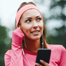 Styla Hair 10 Pack Stretch Headbands Non-Slip Head Wraps Great for Sports, Yoga, Pilates, Running, Gym, Workouts, Baseball, Casual Wear, Gifts & more! Pink Styla Hair