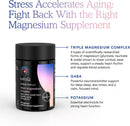 MitoQ Triple Magnesium Complex | Magnesium Glycinate, Taurinate, Oxide with GABA for Heart Health, Stress Management, & Deeper Sleep | High Absorption | 90 Capsules Infinity Warehouse