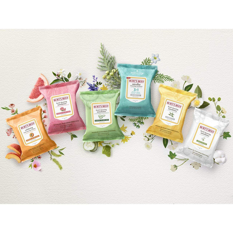 Burt's Bees Sensitive Facial Cleansing Towelettes with Cotton Extract for Sensitive Skin - 30 Count Burt's Bees Store