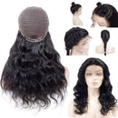 Human Hair Lace Front Wigs Glueless Brazilian Virgin Hair Body Wave Wigs 150% Density Pre-Plucked Hairline 13X4 Lace Front Human Hair Wigs with Baby Hair for Black Women (22 inch,Natural Color) LS HAIR