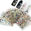 ALLYDREW 24 Sheets Globetrotter Nail Stickers Nail Art Paris Nail Stickers Patriotic Nails allydrew