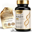 12-in-1 Liposomal NAD+ Supplement NMN Alternative 60 Capsules Infinity Warehouse