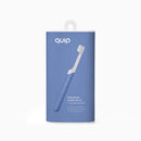 quip Kids Electric Toothbrush - Sonic Toothbrush with Small Brush Head, Travel Cover & Mirror Mount, Soft Bristles, Timer, and Rubber Handle - Blue Quip