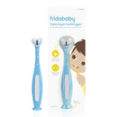 FridaBaby Triple-Angle Toothhugger Training Toothbrush for Toddler Oral Care, Blue FridaBaby