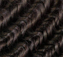 Lace Frontal Deep Wave Human Hair Wigs Pre Plucked for Black Women Brazilian Deep Curly Human Hair Wigs 150% Density 13×4 Lace Front Longest Curly Wig Natural Black Color (24inch) Kameilun